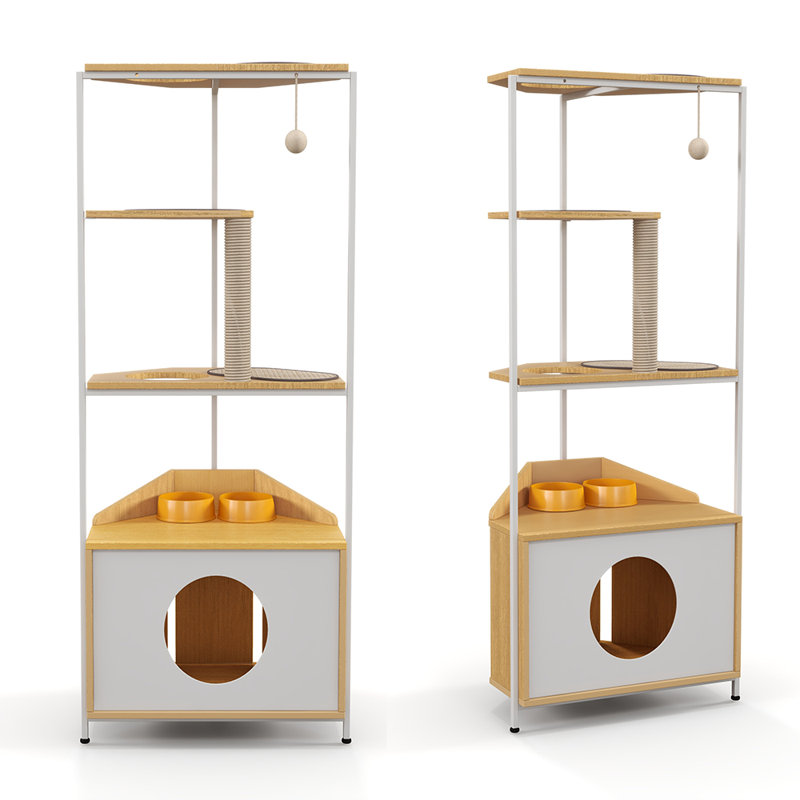 Tiered cat feeding station 2025